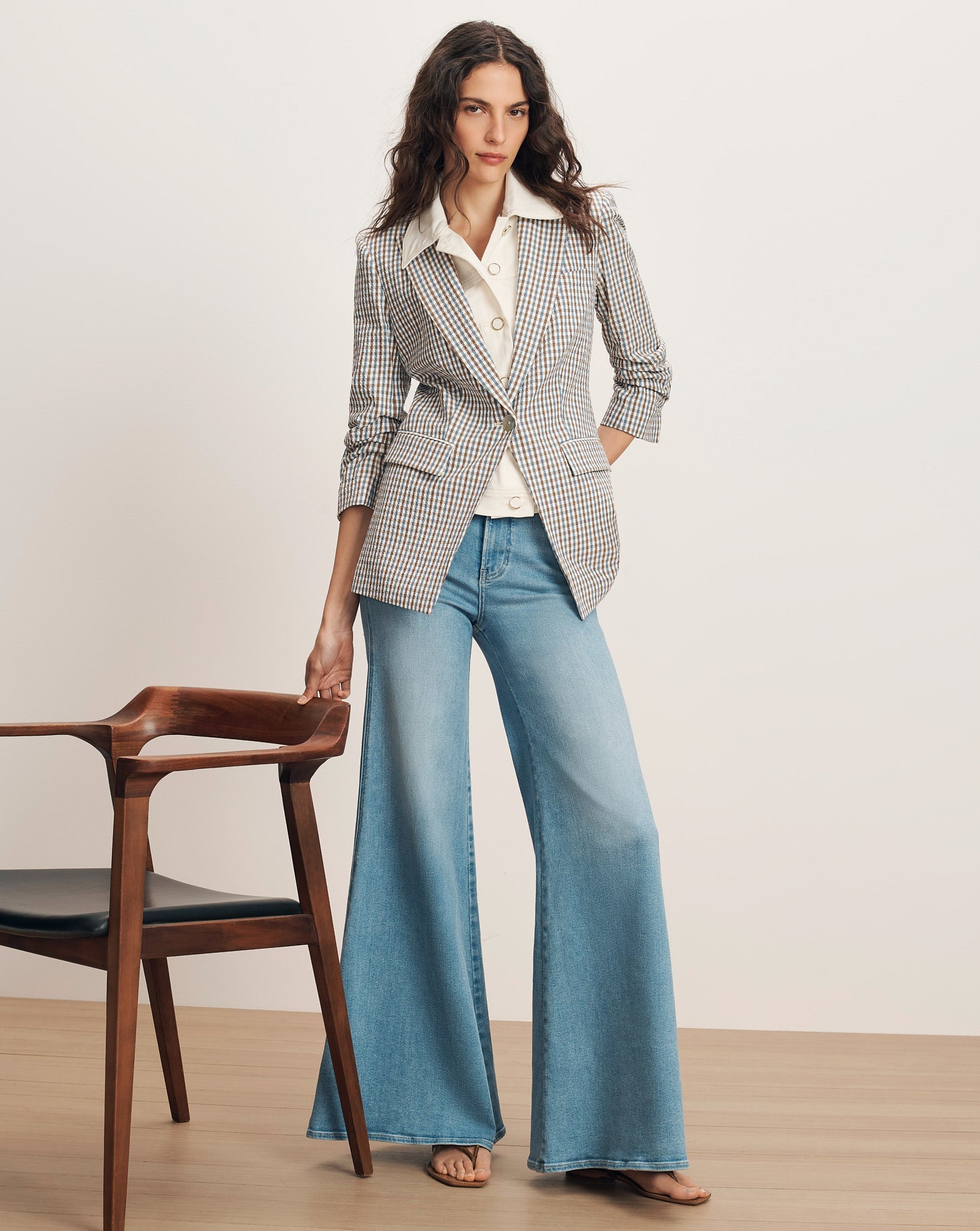 Veronica Beard Clayton Dickey Jacket Gingham