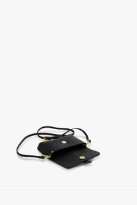 Cinzia Rocca Genuine Leather Mini Shoulder Bag - Black