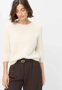 Brax Women's Pullover - Dark Ecru