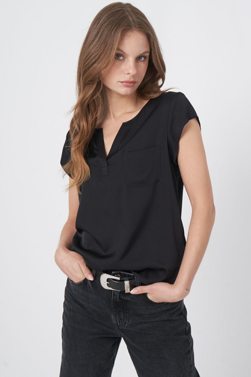 Repeat Woven Silk Blouse