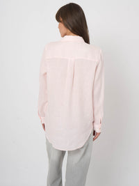 Repeat Basic Pure Linen Blouse With Breast Pockets