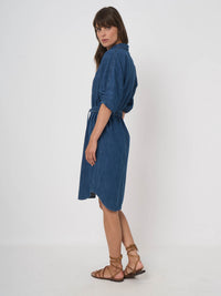 Repeat Knee-Length Denim Dress