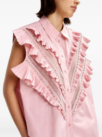 Chemise Essentiel Antwerp Jeendarlene Only Frills Rose Coquillage