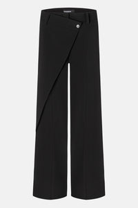 Cambio Anais Wrap Front High-Waist Tapered Cut Pant