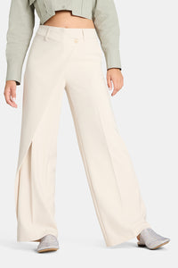 Pantalon fluide ajusté Cambio Anais à nouer devant avec ourlet glacé