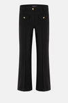 Cambio Farah Patched Pocket Mid-Rise Flare Pant