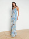 L'Agence Christine Silk Maxi Dress