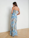 L'Agence Christine Silk Maxi Dress