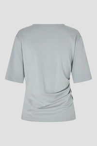 Second Female Missouri Drape Tee-QUARRY