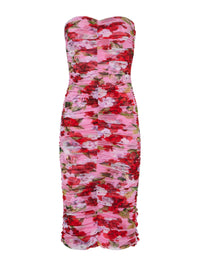 L'Agence Caprice Floral Midi Dress