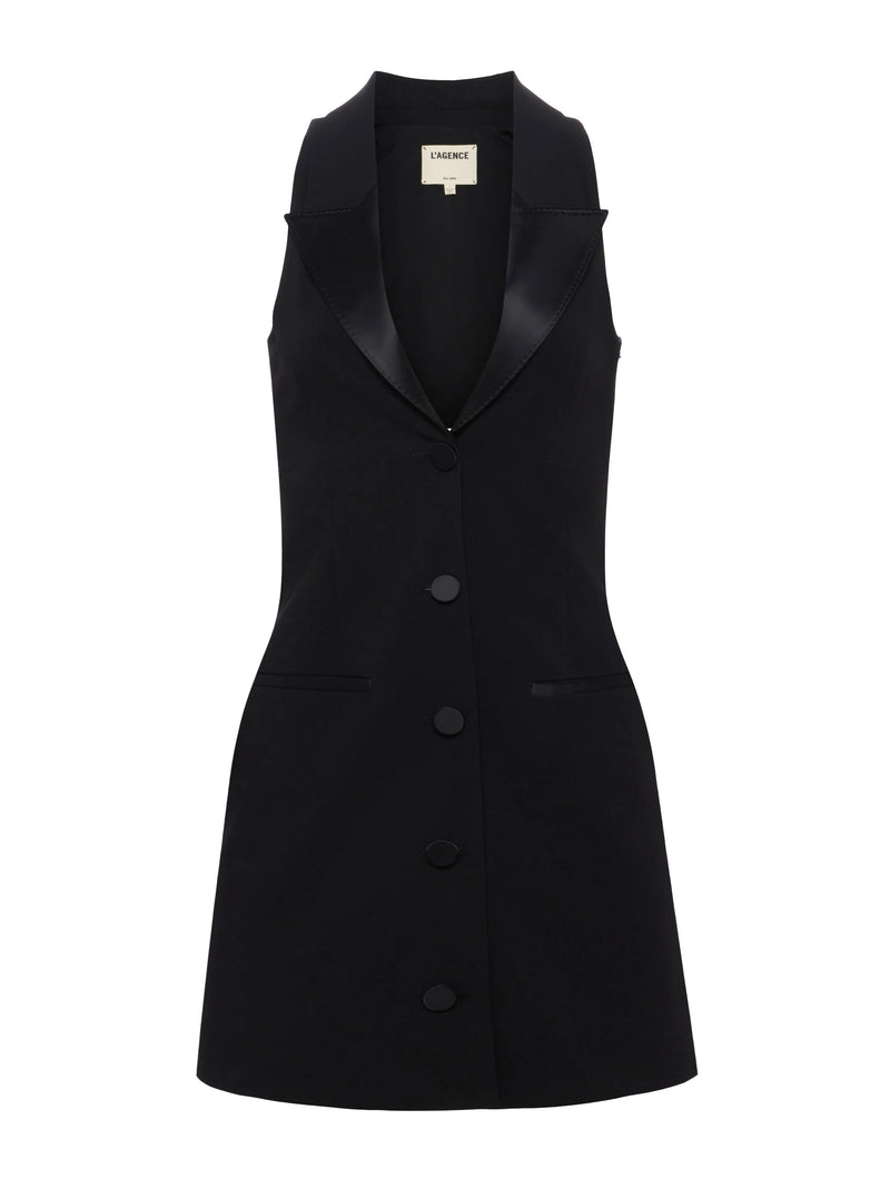 L'Agence Jazlynn Tuxedo Dress