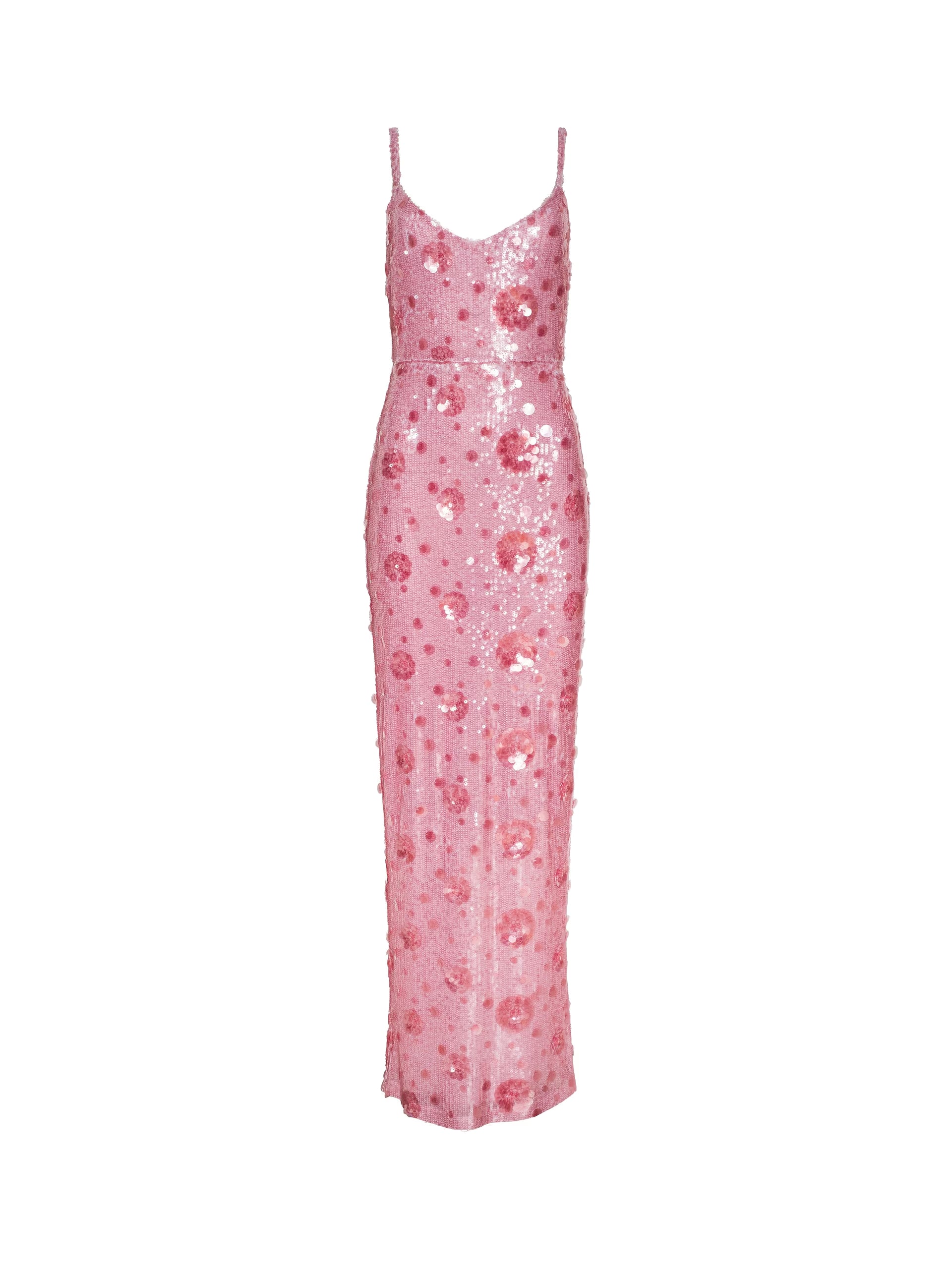 L'Agence Karma Sequin Maxi Dress