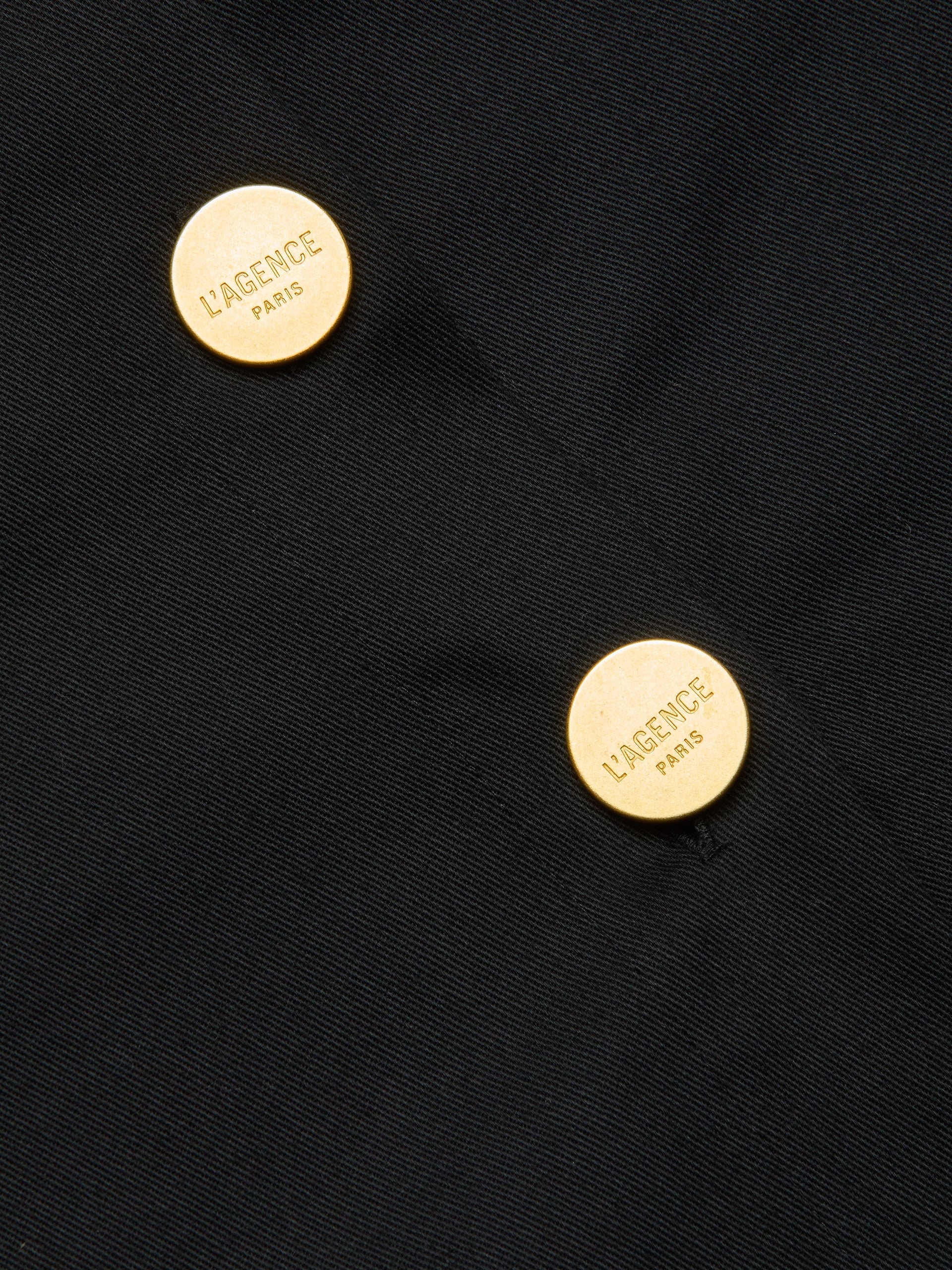 L'Agence Ida Button Front Tank Dress Black