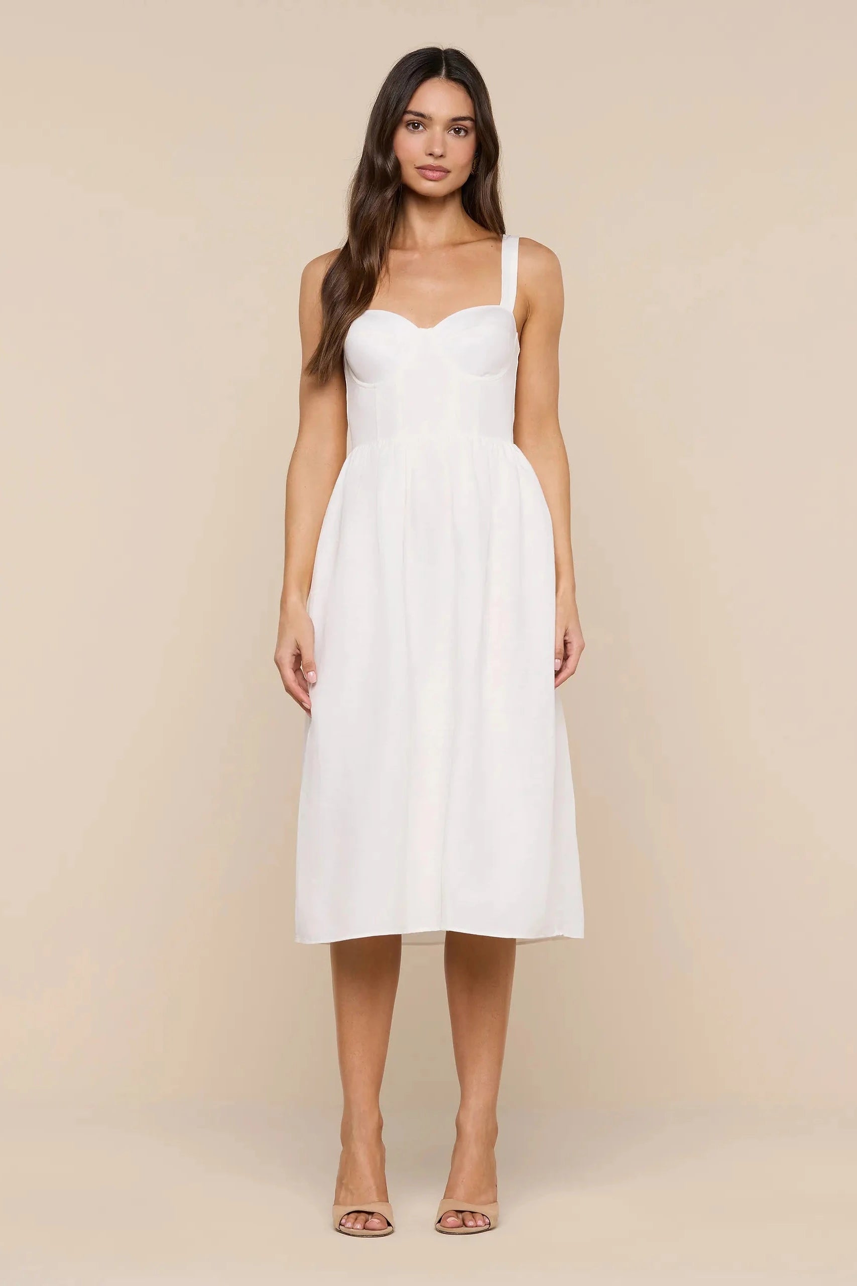 L'Agence Robe Bustier Tiani Ivoire