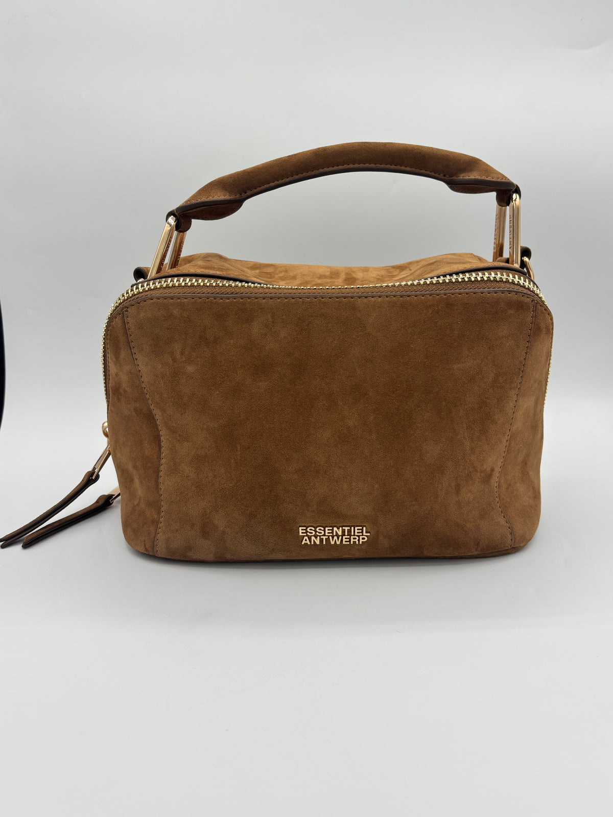 Sac Bobbi Karen KAREN-BW07 Essentiel Antwerp en daim, marron