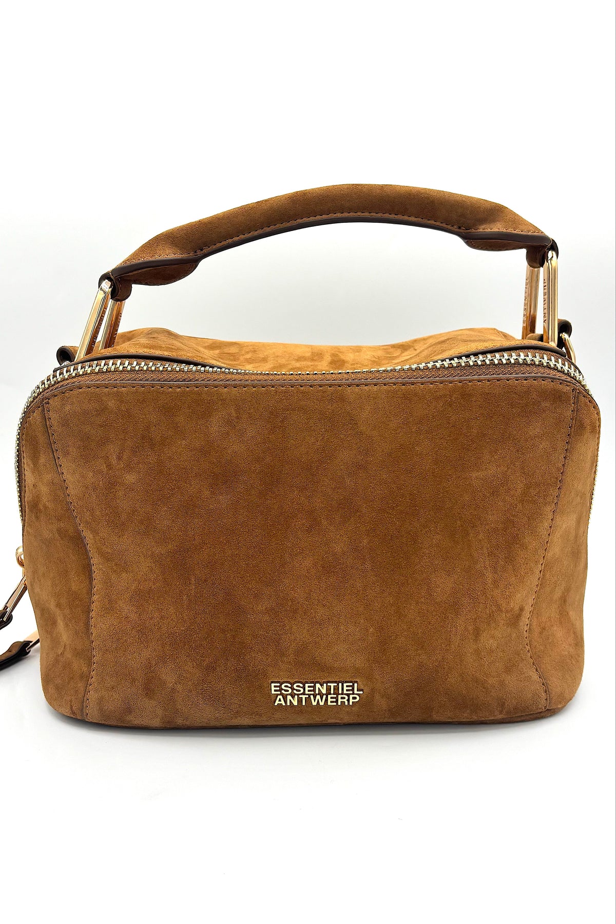 Sac Bobbi Karen KAREN-BW07 Essentiel Antwerp en daim, marron