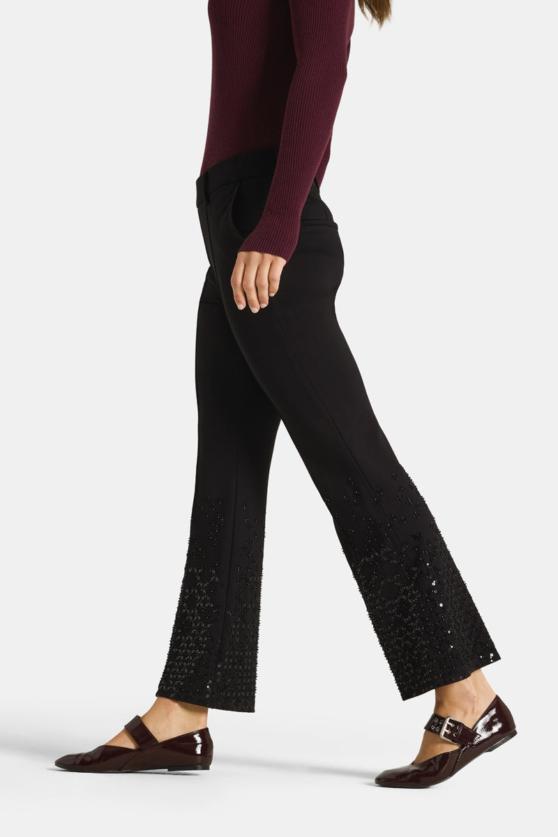 Cambio Francoise Cropped Black