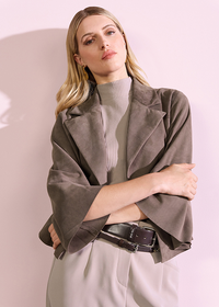 Riani Short Jacket in Suede Leather