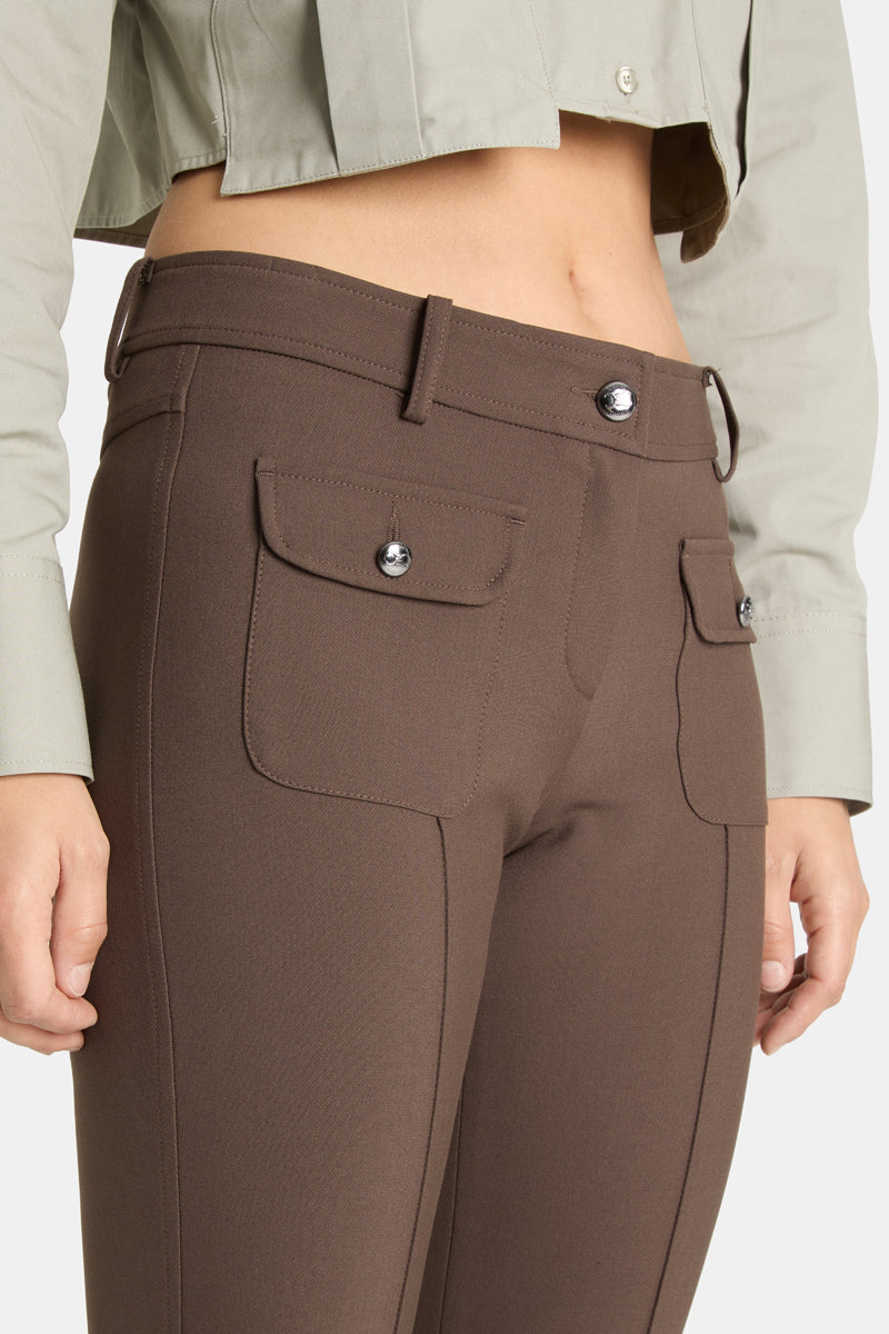 Cambio Farah Pocket Long Pant
