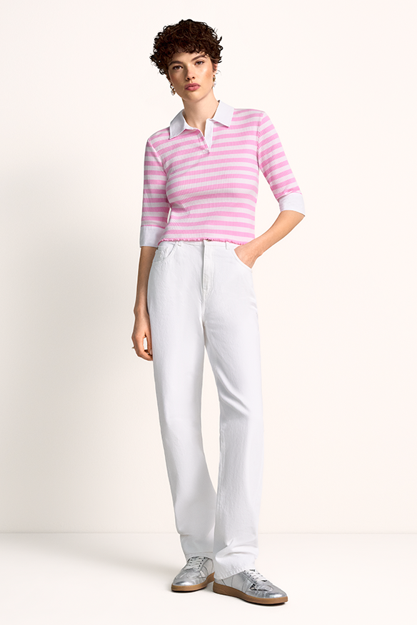 Riani Striped Polo Shirt