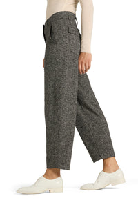 Cambio Orly Plain Herringbone Silver/Black
