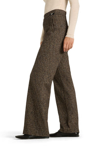 Cambio Ava Utility Tweed Jersey Black/Olive
