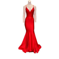 Jessica Angel Spaghetti Crossover Front Gown