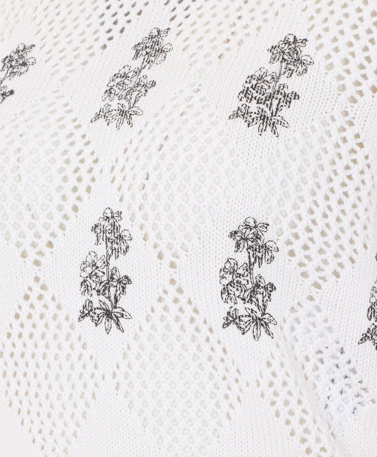 Top en maille Twinset avec broderies détaillées