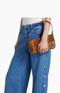 L'Agence Jennings High Rise Snap Wide Leg Jean Tortsen