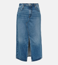 Frame Midaxi Jean Skirt