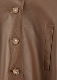 Riani Leather Jacket - Pecan