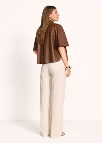 Riani Leather Jacket - Pecan