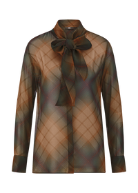 Riani Blouse - Pecan Patterned