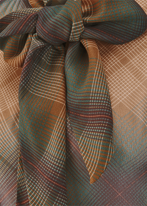 Riani Blouse - Pecan Patterned