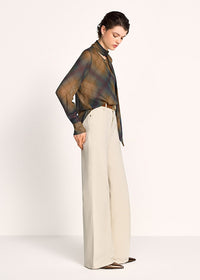 Riani Blouse - Pecan Patterned
