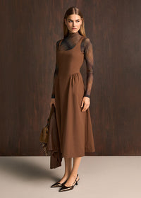 Riani Top - Pecan Patterned