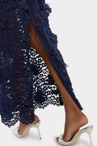 Milly Kait Floral Sequin Dress