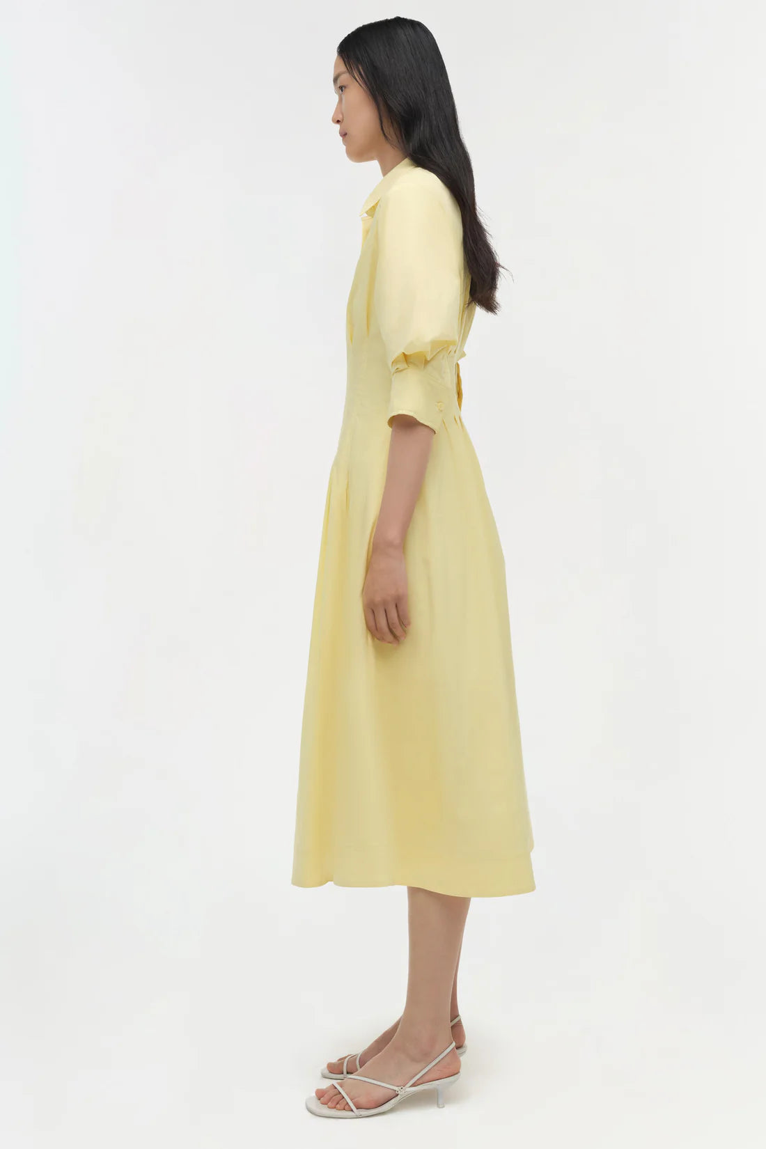 Simkhai Jazz Pintuck Midi Dress