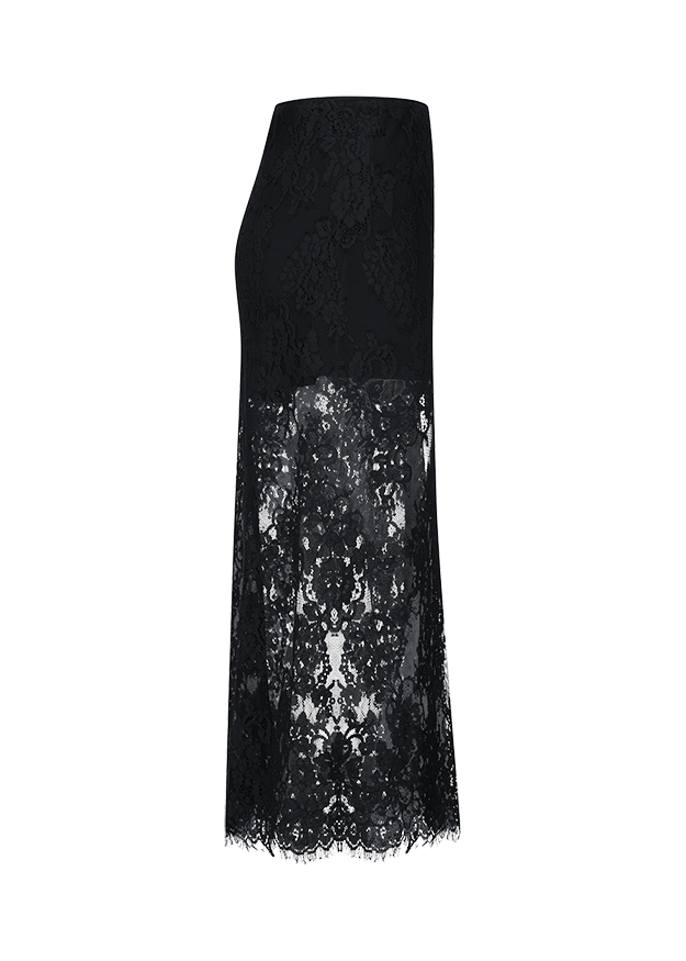 Riani Lace Skirt Black