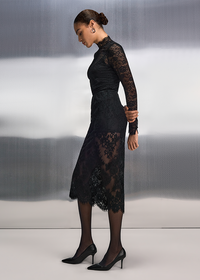 Riani Lace Skirt Black
