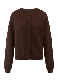 Riani Fluffy Buttoned Cardigan Ebony