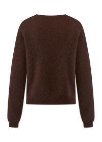 Riani Fluffy Buttoned Cardigan Ebony
