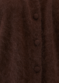 Riani Fluffy Buttoned Cardigan Ebony