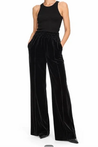 Frame Le pantalon en velours Plaza noir