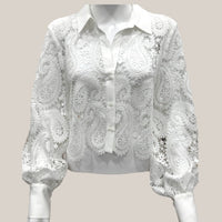 L'Agence Odelia Lace Blouse
