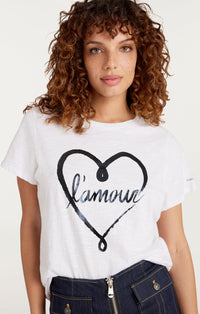 Cinq à Sept Doodled L'amour Tee