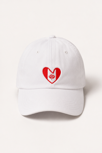 Kerri Rosenthal Chapeau Cœurs Canadiens Lumineux Blanc