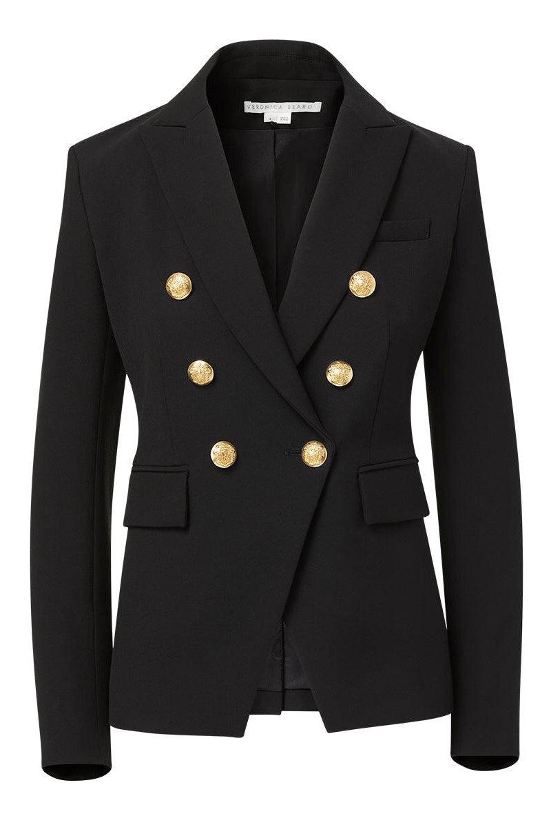 Veronica Beard Miller Dickey Jacket Black Gold