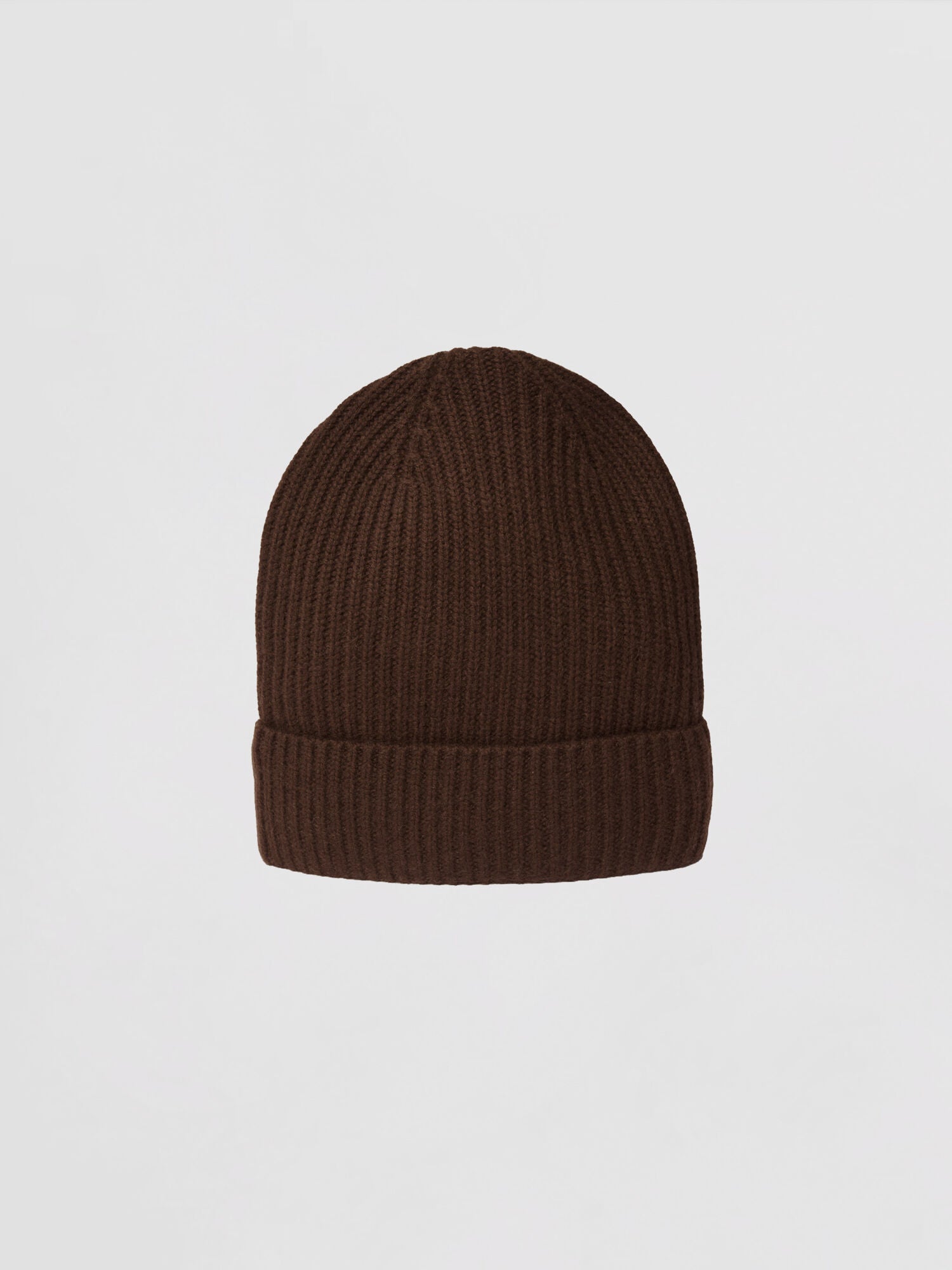 Bonnet en maille de cachemire biologique Repeat - Chocolat