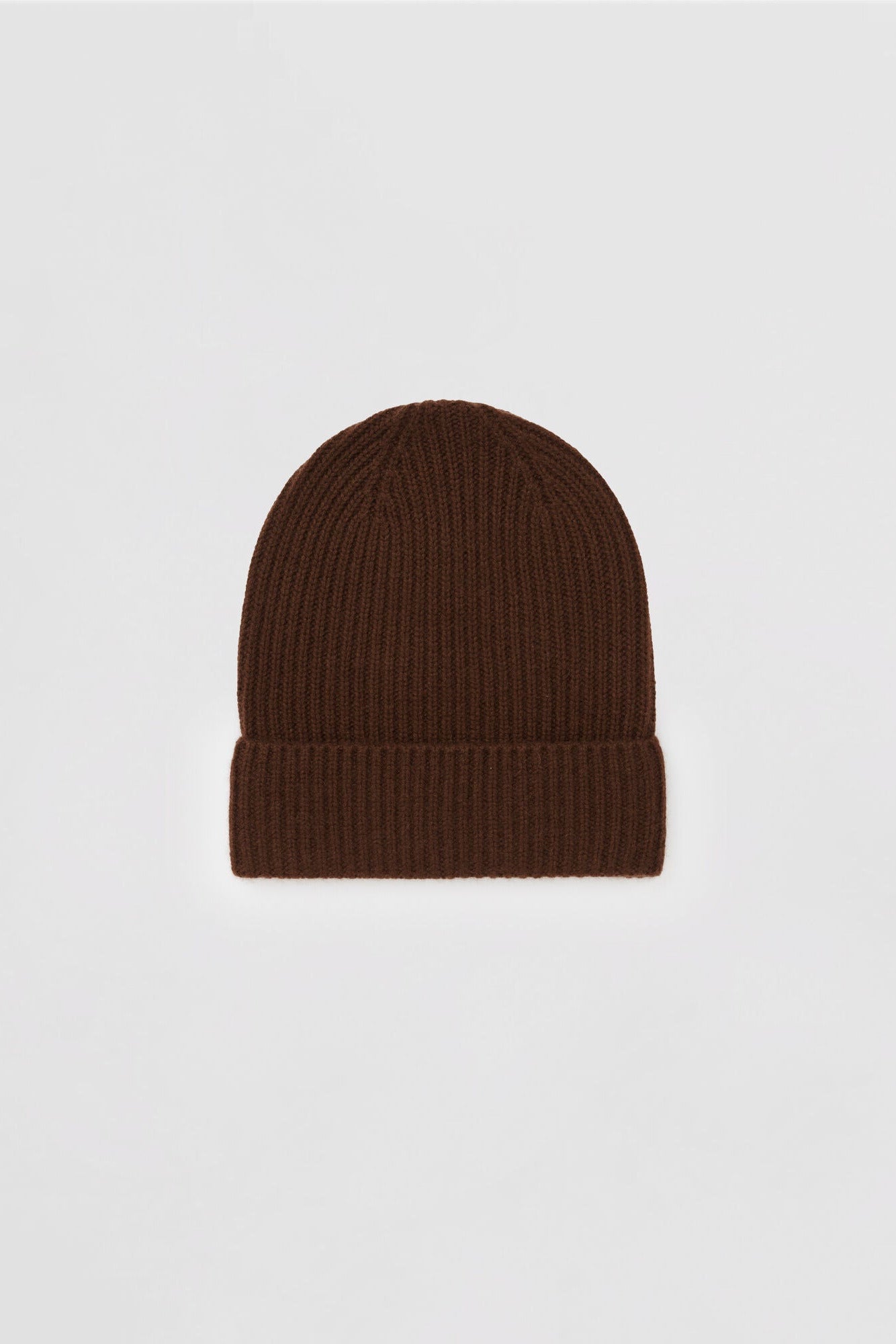 Bonnet en maille de cachemire biologique Repeat - Chocolat